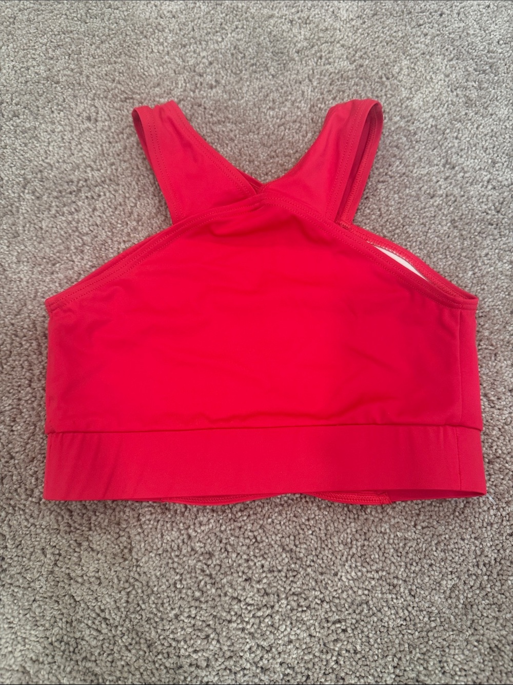 balera Red Girls' Tank Top Sports Crop